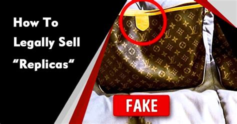 is it legal to sell replica clothes shoes|how to sell replicas legally.